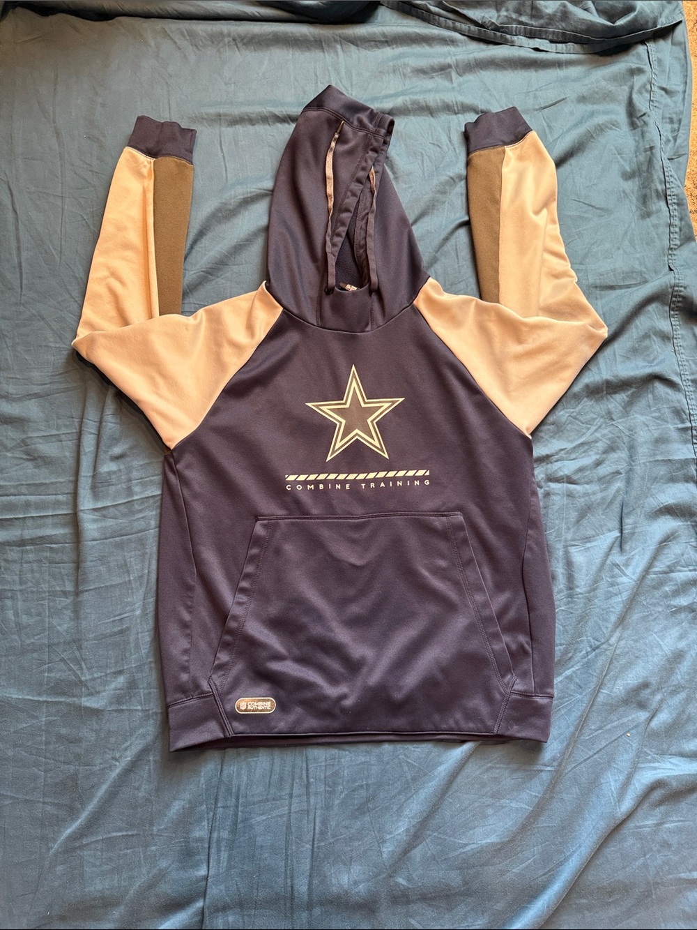 NFL Navy Pullover Hoodie with Gold Star Accent